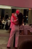 I decided to purchase this jumpsuit to change into halfway through my wedding reception and I am so glad I did. I ordered my normal size small and it fit perfectly, just needed a hem as I'm 5-4. It was very comfortable and allowed me to dance the night away (as well as do the worm). - Patricia C.