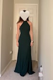 Oh my gosh I loved this dress and wished I could make it work. Such a beautiful color and design but it was way too long for me even with heels. And the chest was too baggy for me, also causing the straps to be too long. Such a cute dress but wouldn't have been worth the extra money to tailor. - Jamie F.