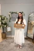 I want this in more colors, it's so perfect and comfortable. I wore it wedding dress shopping, and I got all the love in it. It's true to size! I am 5'7 163 pounds, and I got a medium. It's perfect! Not see through, it's the perfect fabric - Jade A.