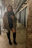 I'd been on the lookout for a cute faux leopard print jacket for some time. When I found this one, I knew it would be perfect. I've worn it to a baby shower in the Fall, and just yesterday (Springtime) to celebrate a friend's birthday. - Cindia G.
