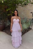 I love this dress so much! Felt like a princess. It comes pretty wrinkly, but a warm blow dryer and patience can solve it pretty quickly. - Maria K.