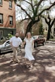 I bought this dress for my engagement shoot and I'm still so obsessed! The material is not see-through, which was a big thing for me. definitely giving bridgerton vibes! great quality & felt like my curves were flattered! 10/10 would buy again! - Morgan A.