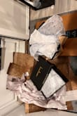 I wear a 6.5 and they were a little big but these shoes are super cute.
Sadly the delivery guy didn't put the boxes in my porch trunk and the box fell apart. - Armalie C.