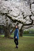 Material is great and i like that the dress has a double layer of cloth. Still gave my body shape and kept me warm in the winter. - Victoria P.