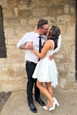 I wanted a second look so I could dance comfortably. This dress was perfect and looked adorable with a medium length veil. It's comfortable and fit me perfectly. - Ashley D.