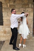 Love this veil. Great quality! Stayed in all night and looked so pretty with my second look dress. - Ashley D.
