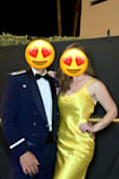 Confession: I did not have high hopes for this dress! My hubby is a fan of the famous yellow dress worn by Kate Hudson in "How To Lose A Guy In 10 Days." He asked me to try to find one like it for an event we were attending. I told him that I was in my mid-40s and that satin didn't look good on anyone over the age of 21. I also told him I probably weigh a good 40 pounds more than Kate Hudson did in that film, and that yellow was not my color. I basically dissed every possible attribute this dress had going for it. But I took a risk and placed the order. Wow! What a fantastic surprise! I spent a lot of time steaming it to get it wrinkle-free for the occasion, but once I did, I could not have been happier with how the dress looked. I felt comfortable in it, I got a ton of compliments, and I hope to have the opportunity to wear it again. - Gina R.