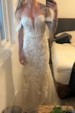 It was pretty. I didn't photograph the part I didn't like well, but in the hips, the fabric bunched in a way I didn't like. This could pass for my dress if I needed it to, but I am not in that spot right now. - Nicole E.