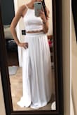 The set fit perfect with the exception of needing to hem (to be expected). Can't wait to wear this to my bachelorette party weekend. - Tonya K.