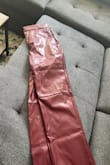 The seams around the knees are way more noticeable in person than in the photos, looks odd. More like costume pants instead of for work or everyday. - Nora B.