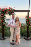 I wore this dress to a family wedding my husband stood up in and it was PERFECT! I received so many compliments and it fit perfect in all the right places. It was light and airy which was perfect for a wedding in Costa Rica. - Julianne C.