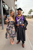 This dress is so beautiful and fits perfectly for curvy girls! It snatched my waist and hid my wide hips. I wore this to my dad's graduation, and it looked so classy. I received so many compliments. - Ariana J.