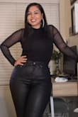 I love this top, it makes me feel sexy and empowered. I will definitely buy it when it becomes available again. - Yeni G.