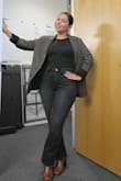 Thus jeans are stretchy and comfortable. I love them so much, I bought another pair. - Yeni G.