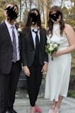 Quality material and perfect for our backyard wedding! Was a little tight for me in the bust area but was comfortable enough. The fabric is thick and not see-through which is imperative for a white dress!! - Dakota G.