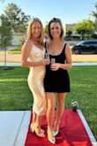 I bought this dress for my 40th birthday party and received so many compliments!  I ordered a size up (Large) based on previous review feedback and it fit great.  Very flattering cut.  The dress was great quality- 10/10 no complaints, it was the perfect dress.  You won't regret getting this one! - Alicia N.