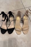 I have a pair of these shoes in black, and they fit perfectly and are comfortable and so cute, so I decided to buy another pair but in the natural color. HOWEVER, the natural-colored pair seems to almost be a completely different shoe? Just by looking at them, you can see an obvious difference. Not only are they wider, but they're nearly an entire size bigger than the black ones. Not entirely sure why since I got the same size for both, but pretty disappointed to say the least. - Katie M.