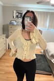 This shirt is legit see through. I can't even wear it - Vanessa G.