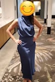 This dress fit me perfectly right out of the box and it was very comfortable to wear! The cut is very forgiving in that it would look great on any waistline and bust. I wore a strapless bra. - Jennifer W.