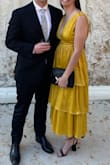 This was one of my favorite wedding guest dresses. I have worn it a few times to weddings in my early pregnancy! - Brittany F.