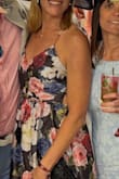 This dress was perfection for the derby! The material felt luxurious and expensive. The strappy back was fun, and I received a TON of compliments. Paired with black kitten heels and a big hat. Looking forward to finding an occasion to wear this again! - Pamela A.
