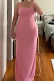 Ordered as a backup dress and ended up loving it so much more than my original dress!! 100000% recommend. Super comfortable, compliments the body extremely well, and perfect material. I couldn't have gone with a better dress! - Kelly H.