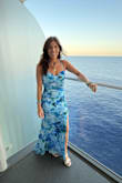 Absolutely loved this dress! It had built-in padding, too! The fit was so flattering and true to size, the colors are even more stunning in person, and I got so many compliments all night. I wore it for dress your best night on our cruise and felt amazing in it. Definitely one of those dresses that makes you feel confident the second you put it on! - Brandi F.