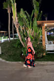 This dress was even more beautiful in person.  Lightweight, the top is adjustable by tying the back, and it was the perfect fit. I'm 5'1", so with wedges on, it was about floor length. Wore on vaca to Jamaica, and received so many compliments! - Jaclyn G.