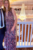 I wanted a fun dress for an April wedding in the Midwest, and this was great! Hit at my ankles and I'm 6'. The strap adjusters didn't work, so a friend sewed the straps in, and it held up great. I also used fashion tape in the chest area to keep everything secure. Got a ton of compliments and had fun dancing in it! - Bridgette B.