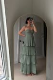 Such a flattering dress and unique colour. Unfortunately, the xs was a bit too snug for comfort in this style, but loved the dress! - Meganne F.