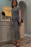 Since this isn't a flowy dress, I was worried I wouldn't be able to have a good time in this dress. But I was still able to dance and have a good time comfortably. I felt great in this dress and felt hot. - Holly B.