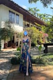 This was my first time ordering from Lulus, and I must say it exceeded my expectations. The dress fit almost perfectly; I just had to adjust the bust area slightly. The fabric is very soft and feels really elegant, and the colors are vibrant. I received a lot of compliments on wearing it.
If I had to give one criticism, it would be that the "belt" of the dress falls easily and doesn't stay in place. Overall, I'm very happy with my purchase. - Sabrina R.