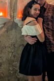 I just felt so pretty in the dress. Doesn't offer much stretch, which I like, because it smoothes me out. If I had sized up it would've still been fine. 
Despite the shortness I still felt fancy in the dress. - Linabel P.