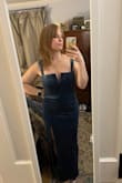 I saw this dress on clearance, and so I ordered it. Took a chance on the size, and it fit perfectly! It's absolutely stunning. - Kathleen O.