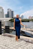 I absolutely loved this dress. It was the perfect fit, perfect length, and so flattering. The material felt comfortable. I received a lot of compliments - Nicole P.