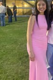 This pink dress made me feel so beautiful! It's very comfortable and perfect for any special event! It came in just in time for my graduation! - Yasmin G.