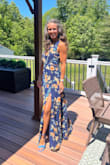 This dress was exquisite and even the bride complimented that my dress was gorgeous. 

The only alteration was a hem, which is typical for my height, but otherwise fit like it was designed for me. 

Incredibly comfortable for sitting, dancing and even driving to the venue. It stayed put so there was no tugging or fidgeting and I felt appropriately dressed with just enough skin showing that I felt proud and confident. 

Love. Love. Love. - Melanie W.