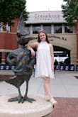 I loved this dress. Great material, not see through, and the cut of the halter is beautiful. Very flattering dress and perfect for graduation (and many other occasions) - Alayna M.
