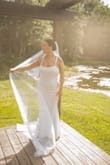It truly fit so well, but I did have to hem the front to make it a little shorter! People couldn't believe the quality of it because it feels so nice and not cheap at all. I would absolutely recommend! - Tanlee H.