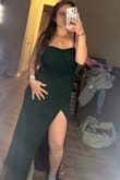 This dress fit perfectly and I didn't feel the need to wear my spandex lol. I got many compliments and the color was perfect. However just a warning, it may be because it was warm outside, but the green dye did come off on my underarms. - Valerie R.