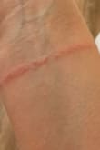 This bracelet was super cute but runs small. It fit but I have smaller wrists. It also gave me a weird skin reaction after wearing it for a 2 hour event. - Mary B.