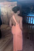 This is the best dress ever!!! Very comfortable and an easy wear - I did have to get it hemmed, but otherwise the fit was perfect. The amount of times I got stopped in this dress was crazy! The color is definitely brighter in person, but it is absolutely gorgeous. - Nicole V.