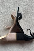 I own this exact shoe in a 7 1/2, ordered black ones for a wedding and these are a whole half a size bigger than the same shoe that I have in a different colour so I don't have shoes for the wedding and it cost me a fortune to send anything back for returns super unimpressed! - George M.