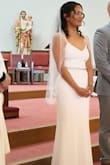 Beautiful dress, super comfortable, it was perfect for my wedding. - Jeinna R.