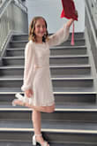 Ordered this dress for my daughter graduation she loved it. Probably could have sized down but was worried about it being to short. - Nicole S.
