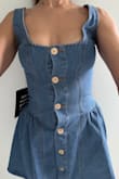 The style is so cute, I really wish it fit me. Based on reviews, I ordered XXS. It was wayyyy too small. Straps too long. - Regina S.