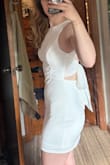 LOVED this dress! I never wear white because I look washed out, but the dress fit perfectly, and I felt pretty and confident in it. - AJ T.