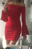 Nice dress, feels thick. It's tight in a nice way even though I was worried it would be too baggy on me. However I'm not a huge fan of the bell sleeves, they are quite big for my liking. I ordered the "Marseille dress" as well, that one is just perfect!! - Jenny K.