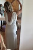 The dress was good, but I didn't find it super flattering on me. It was a little boxy through my waist and just didn't really do anything for me. The length was good. I ordered an XS, and I am roughly 5'3. It's a little see-through but not too bad. Should be fine if you wear nude undergarments. I'm returning because I like a different dress I ordered more. - Meghan W.