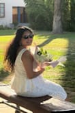 The dress is very beautiful. As shown in the picture. It fits like a glove. The work on the dress is just soo perfect. - Shweta S.